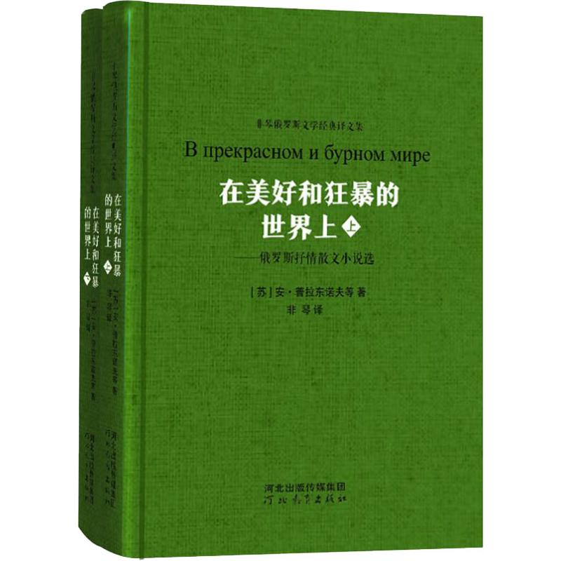 在美好和狂暴的世界上——俄罗斯抒情散文小说选(2册) 河北教育出版社 (苏)安·普拉东诺夫 等 著 非琴 译 外国诗歌