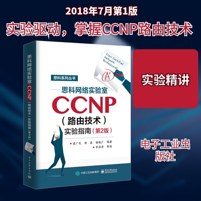 思科网络实验室CCNP(路由技术)实验指南(第2版) 电子工业出版社 梁广民 著 全国计算机等级考试