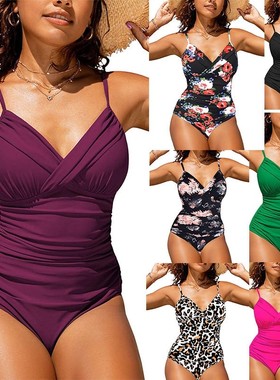 Bodysuit Swimsuit Women Bikini Swimming Suit Beachwear Green