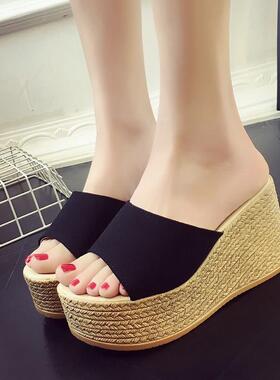 plussize Wedge Summer Women Shoes For Sandals beach slippers
