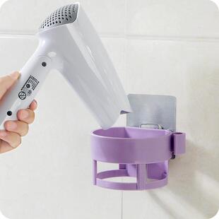 wall cabinet hair dryer holder blower hanger metal hooks