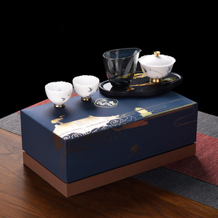 高风傲然 | 冰晶玉冰月茶具套组[高端茶具礼盒]