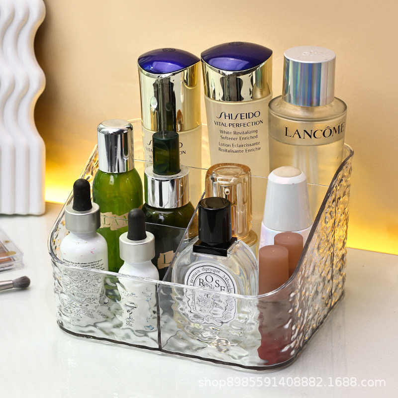 冰川纹化妆品收纳盒口红护肤品收纳神器轻奢新款耐摔高颜值女生,收纳整理,化妆箱/盒,淘宝优惠券,粉丝福利购,淘宝优惠卷