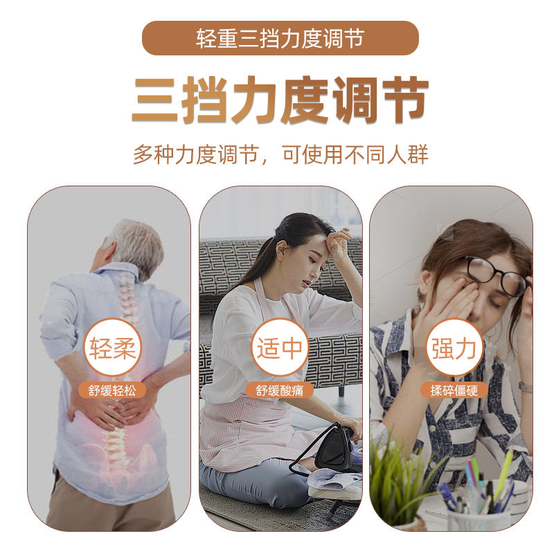 按摩器颈椎腰部背部按摩靠枕颈部脖子揉捏推拿家用按摩仪