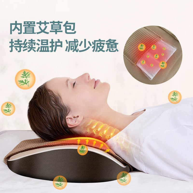 腰部按摩多功能家用腰椎按摩枕颈椎背部腿部按摩靠垫气囊按摩靠枕