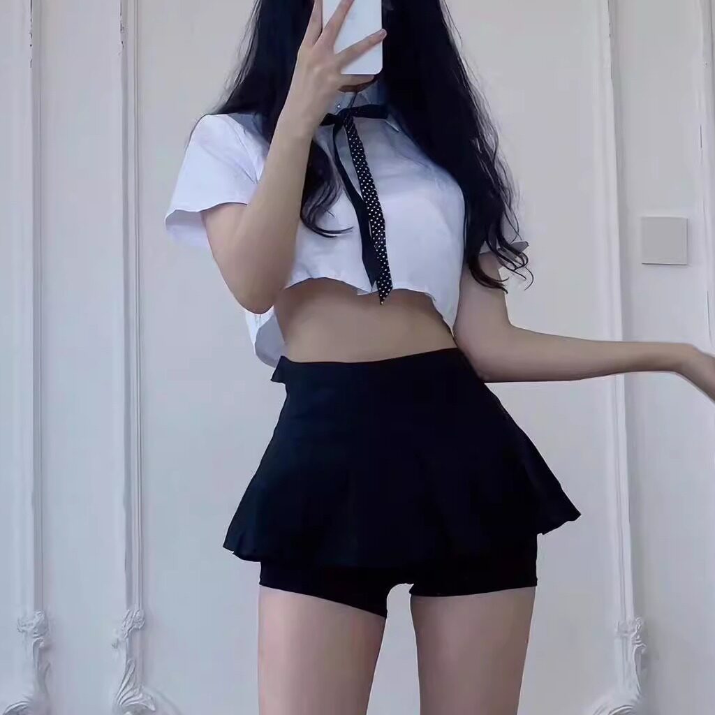 性感纯欲日系套装二次元睡裙 cos学生校服jk制服百褶裙软妹水手服