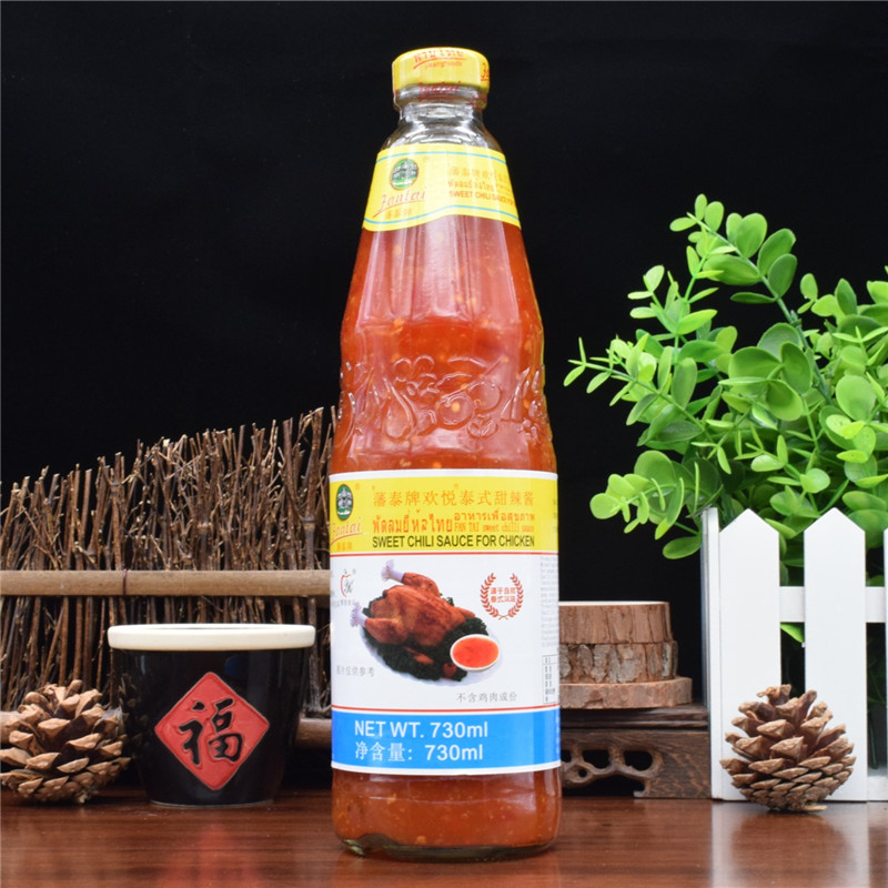 欢悦泰式甜辣酱730ml烤冷面酱专用酱葱抓饼 蘸料调味料披萨