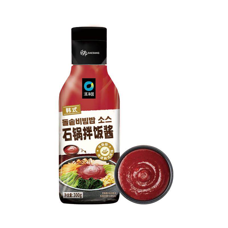 热卖清净园韩式石锅拌饭酱韩式拌饭辣椒酱西式酱料腌肉炭烤味烤肉