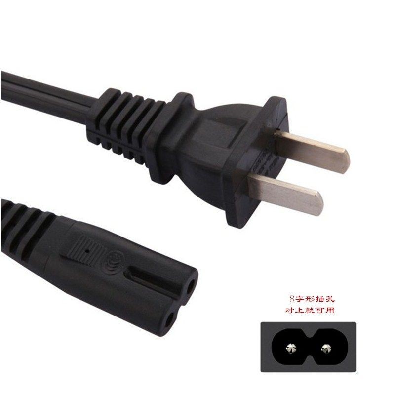 AC220V250V8字电源插线YTVTH吉他音箱便携充电民谣木吉它乐器音箱