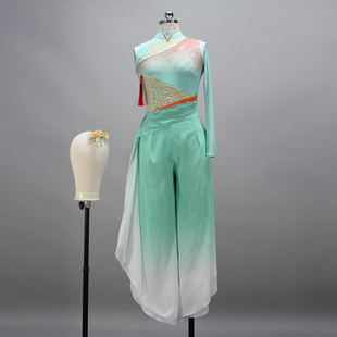 千织万丝古典舞心尖尖剧目服民族胶州舞蹈服装秧歌演出服艺考定制