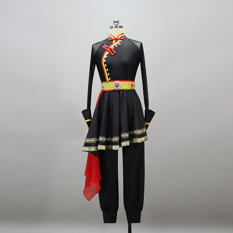 千织万丝新款蒙古舞演出服筷子舞剧目舞蹈服装独舞表演服艺考定制