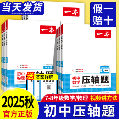 一本2025初中数学压轴题