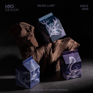 LOTS原创气定神闲插画音乐盒八音盒小众生日礼物送男生女生伴手礼