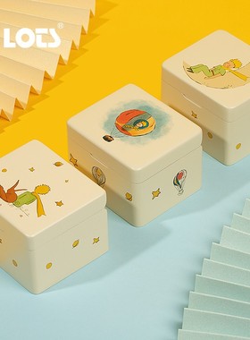 LOTS法国小王子联名八音盒木质音乐盒治愈情人节生日礼物女生男生