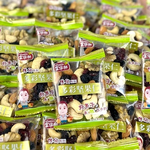 富华林多彩坚果仁500g混合每日坚果综合坚果核桃仁小儿童零食小吃