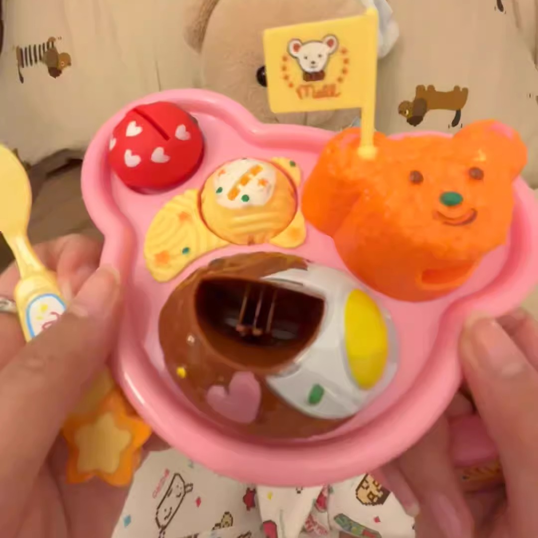 小熊便当美食拼盘食玩