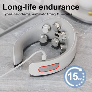 多功能专用颈椎按摩仪电磁电击脉冲理疗仪颈部按摩器护颈仪