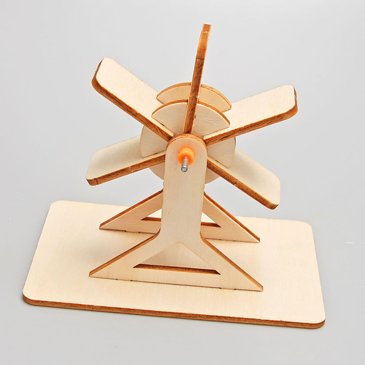 科技小制作水轮车DIY小发明幼儿园儿童科学实验拼装玩具水轮车