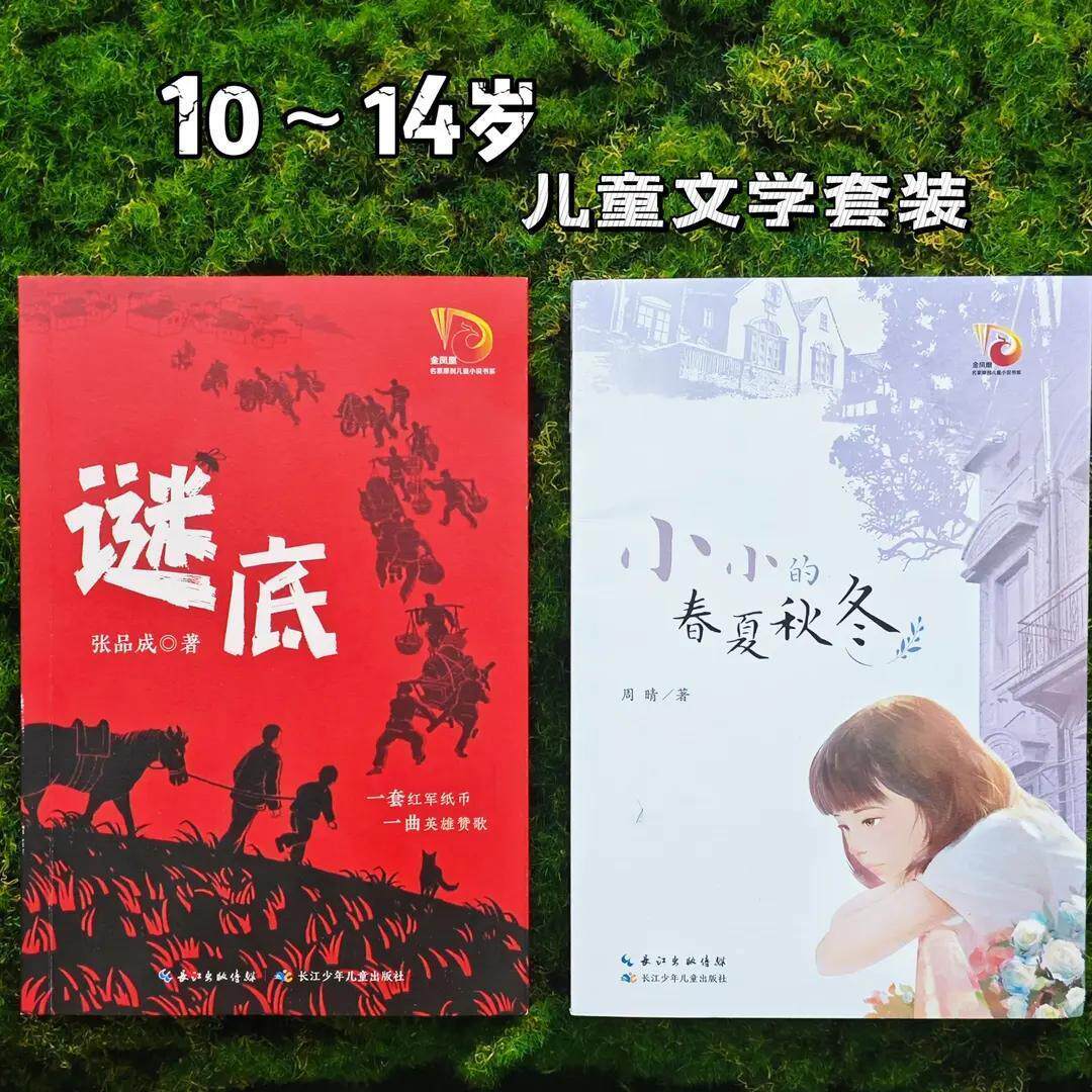 谜底 +小小的春夏秋冬组套 10-14岁儿童文学平装 正版课外书青春期畏难情绪少女成长之歌 周晴长篇小说代表作