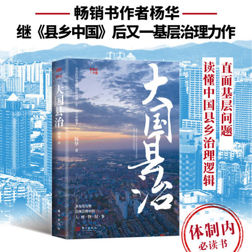 大国县治+村治 杨华继《县乡中国》后又一基层治理力作 基层工作考核 激励基层干部 构建高效简约的县域治理体制 东方出版社