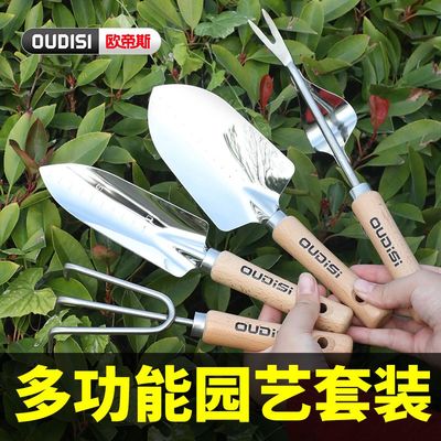 种花园艺工具铲子养花家用不锈钢工具种菜园艺挖土花铲赶海神器