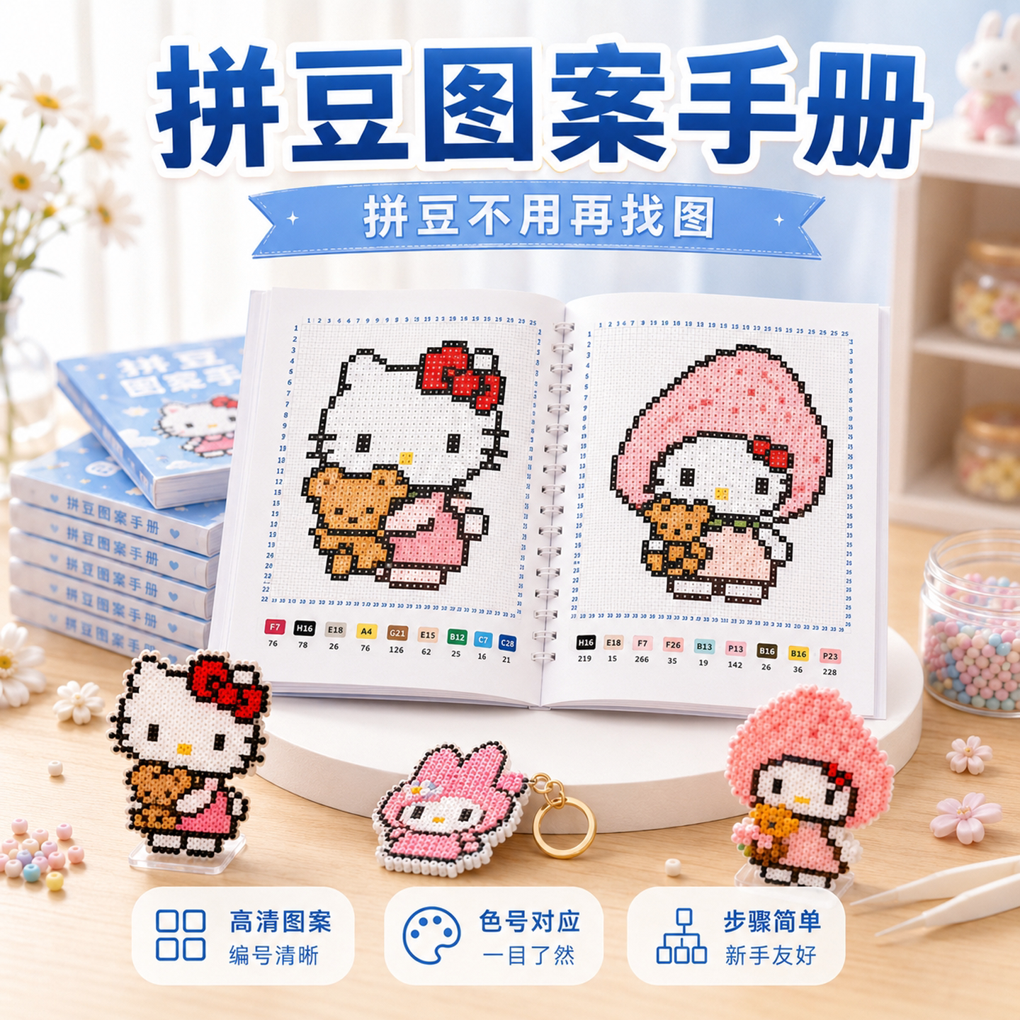 【一次买齐】拼豆图纸大全