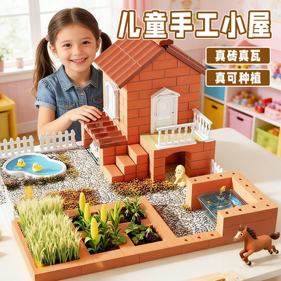 【成为小小建筑师】diy真砖小屋