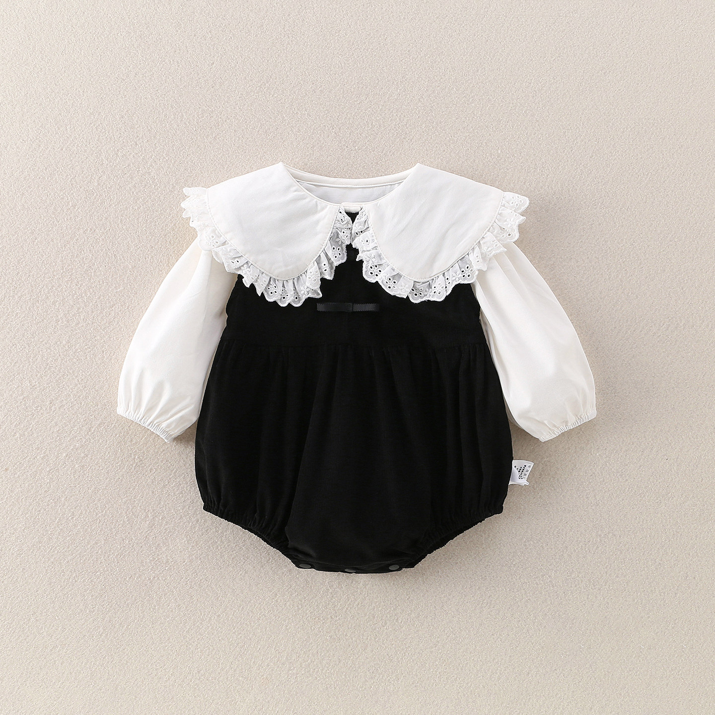 婴儿春秋连体衣宝宝三角爬包屁衣爬爬服早秋套装长袖衣服秋季公主