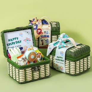 喜尔曼高端十岁生日宴回礼盒宝宝宴周岁满月伴手礼分享零食大礼包