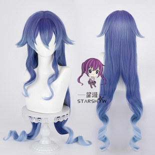 星漫二次元  原神 莱依拉 cos假发 仿真头皮 cosplay假发