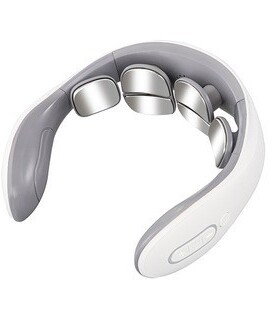 多头颈部按摩器智能颈椎按摩仪脉冲仪充电颈椎按摩器