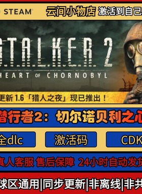 潜行者2切尔诺贝利之心 Steam正版激活码入库CDKEY电脑全DLC中文