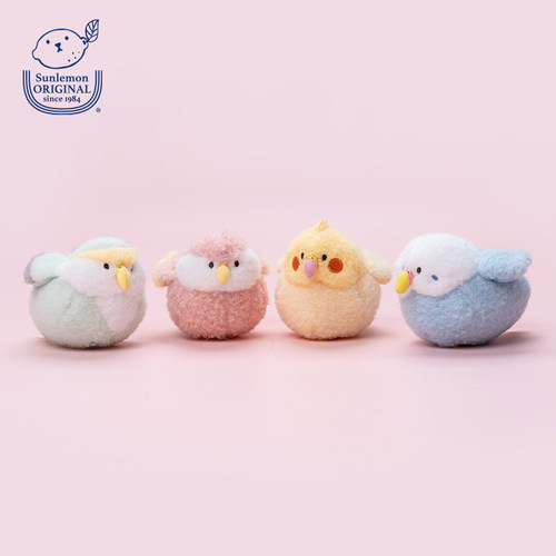 日本sunlemon鹦鹉小鸟毛绒玩具