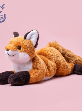 日本sunlemon仿真大狐狸玩偶毛绒玩具安抚娃娃公仔生日女生礼物