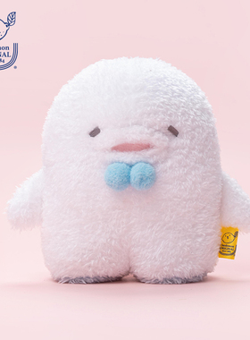 日本sunlemon白色海豚毛绒玩偶公仔玩具安抚可爱娃娃生日女生礼物