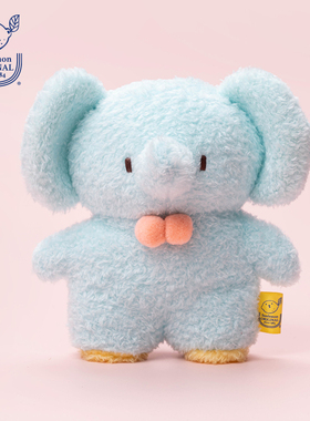 日本sunlemon蓝色大象毛绒玩偶娃娃公仔生日儿童玩具情侣生日礼物