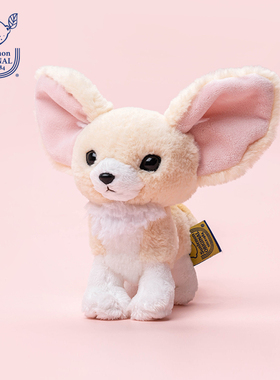 日本sunlemon仿真娃娃耳廓狐狸玩偶可爱毛绒玩具安抚公仔生日礼物