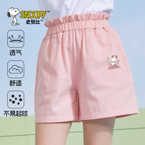 史努比女童短裤夏季外穿