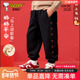 男孩卫裤 史努比童装 子大童一条过冬棉裤 儿童运动裤 男童冬季 加绒裤