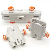 驻车空调专用插头防水接头免压线12V24V汽车载空调发电机锂电池16