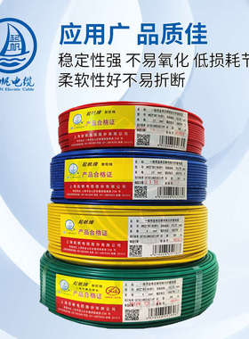 起帆电缆 BV1*2.5/4/6/平方电线 铜芯100米单芯塑铜线 电线BV铜线
