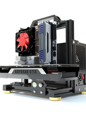 铝合金 开放式机箱架测试平台 创意DIY支持迷你ITX MATX EATX双路