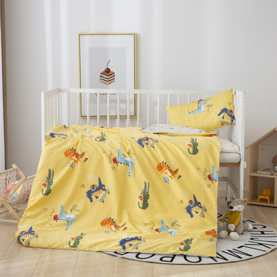 A类60s全棉幼儿园被子三件套宝宝午睡含芯六件套纯棉被褥入园床品