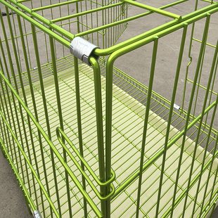 加粗可折叠狗笼子小型犬幼犬大型中型犬宠物猫笼加密结实室内纳米