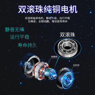 诺尔奇排气扇厨房家用卫生间抽风机强力静音吸顶式管道换气扇