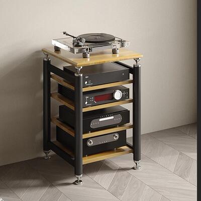 HIFI功放机柜多层音响架功放机架音响放置架黑胶唱机架避震音响柜