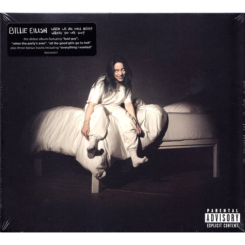 原装正版碧梨专辑 Billie Eilish When we all fall asleep CD