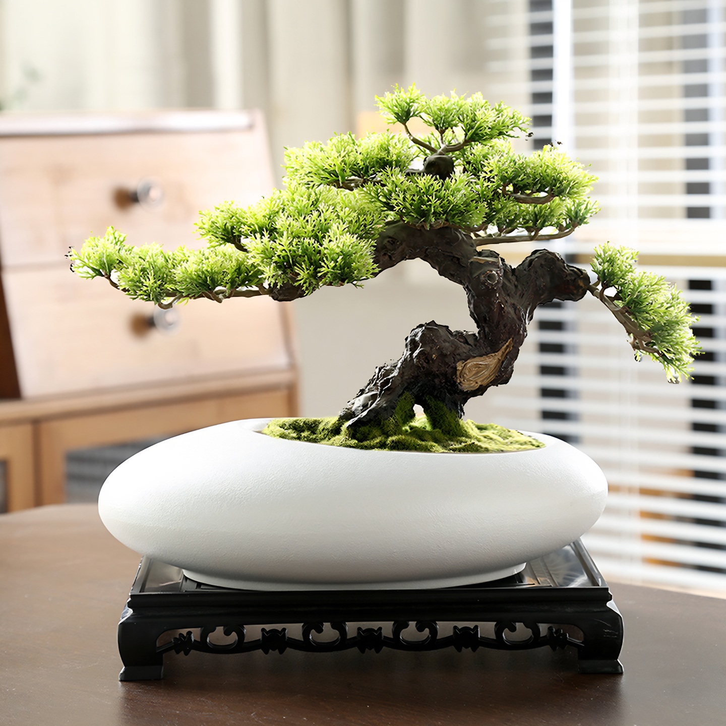 大号花盆陶瓷小长方形盆景盆马槽盆室内花卉盆假山造景陶瓷盆特价