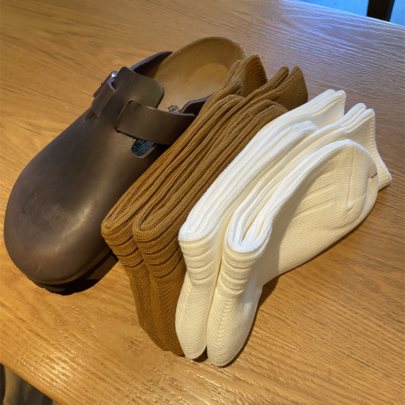 防臭美式日杂同款奶白色姜黄吸汗