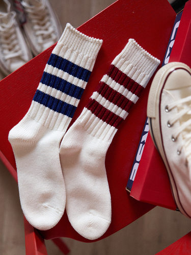 Stochastic金线亮丝纯棉袜防臭袜